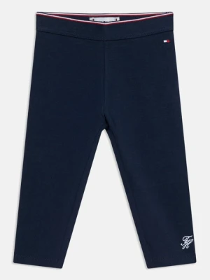 Spodnie legginsy Tommy Hilfiger granatowy