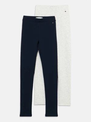 Spodnie legginsy Tommy Hilfiger granatowy