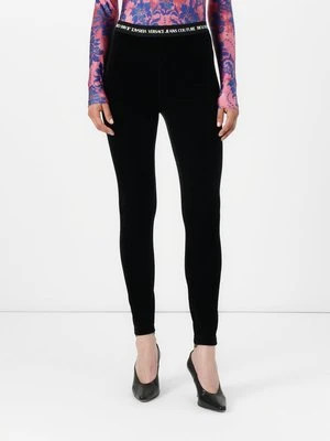 Spodnie legginsy Versace Jeans Couture czarny