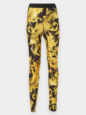 Spodnie legginsy Versace Jeans Couture czarny