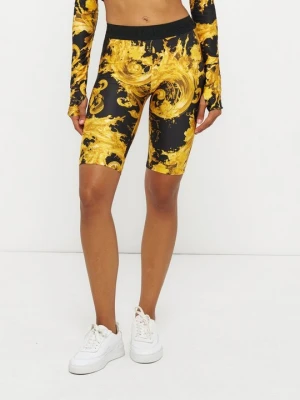 Spodnie legginsy Versace Jeans Couture czarny