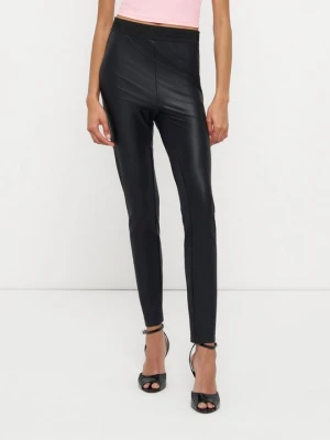 Spodnie legginsy Versace Jeans Couture czarny