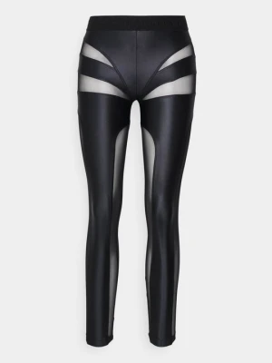 Spodnie legginsy Versace Jeans Couture czarny