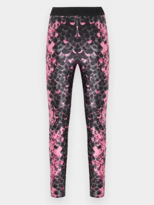 Spodnie legginsy Versace Jeans Couture różowy