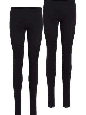 Spodnie legginsy Vila czarny