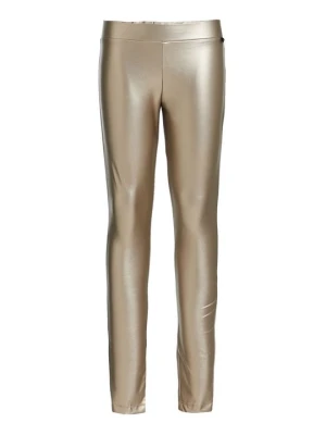 Spodnie legginsy WE Fashion w kolorze złota