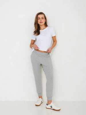 SPODNIE LENA SZARY MELANŻ S - Flawless