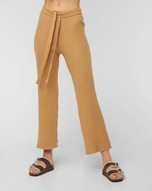 Spodnie LIVE THE PROCESS BELTED RIB PANT