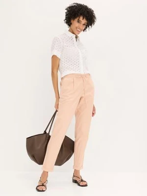 Spodnie lniane bonprix