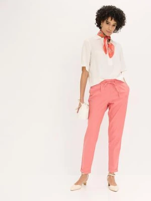 Spodnie lniane bonprix