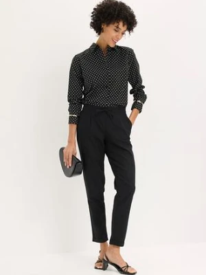 Spodnie lniane bonprix