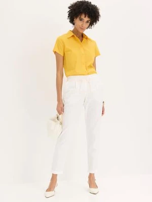 Spodnie lniane bonprix