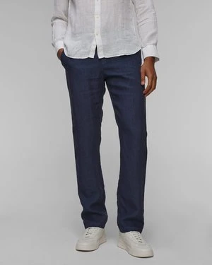 Spodnie Lniane Męskie 120% Lino Drawstring Pants