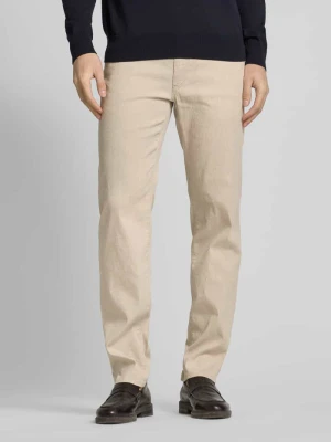Spodnie lniane o kroju regular fit z 5 kieszeniami model ‘CADIZ’ BRAX