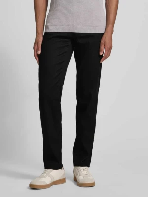 Spodnie lniane o kroju regular fit z 5 kieszeniami model ‘CADIZ’ BRAX