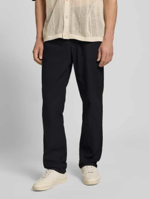 Spodnie lniane o kroju regular fit z tunelem model ‘BAY’ Blend