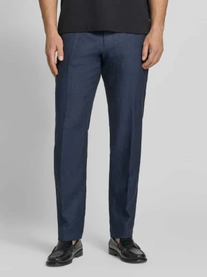Spodnie lniane o kroju slim fit z tunelem model 'Sake' JOOP! Collection