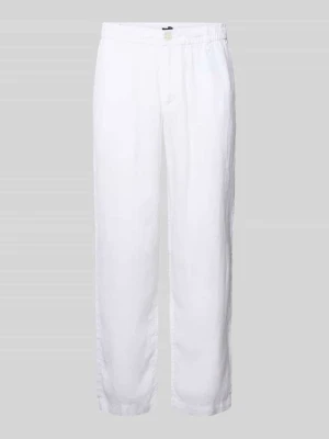 Spodnie lniane z elastycznym pasem model 'KARL LAWRENCE' jack & jones