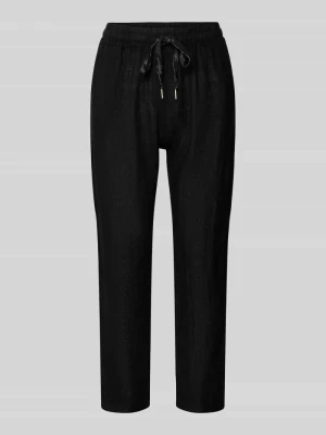 Spodnie lniane z elastycznym pasem model 'Pa44uline' ZABAIONE
