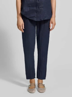 Spodnie lniane z elastycznym pasem model 'Pa44uline' ZABAIONE