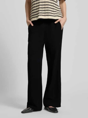 Spodnie lniane z elastycznym pasem model 'Roma' STEHMANN