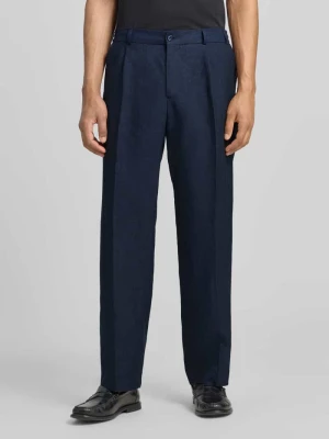 Spodnie lniane z kantami model 'DiUnic' Zuitable