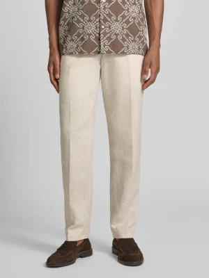 Spodnie lniane z kieszeniami z tyłu Christian Berg Men