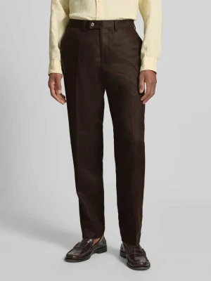 Spodnie lniane z kieszeniami z tyłu Christian Berg Men