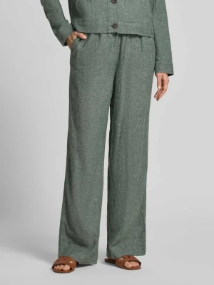 Spodnie lniane z trokiem model 'Viana Ginia' MSCH Copenhagen