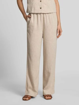 Spodnie lniane z trokiem model 'Viana Ginia' MSCH Copenhagen