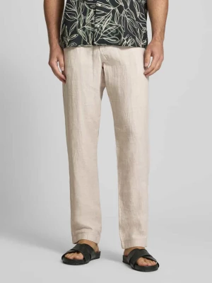 Spodnie lniane z tunelem i kieszeniami z tyłu MCNEAL