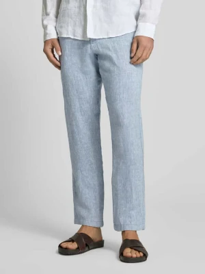 Spodnie lniane z tunelem i kieszeniami z tyłu MCNEAL