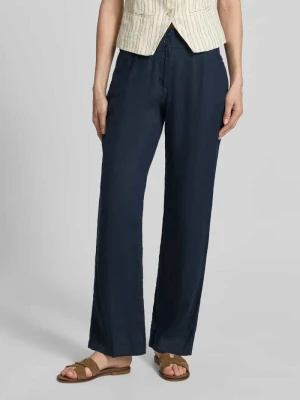 Spodnie lniane z wpuszczanymi kieszeniami Christian Berg Woman