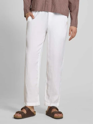 Spodnie lniane z wpuszczanymi kieszeniami model 'KARL LAWRENCE' Jack & Jones Premium