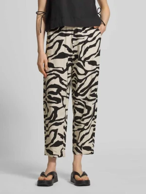 Spodnie lniane z wpuszczanymi kieszeniami model 'LINNO' Ichi