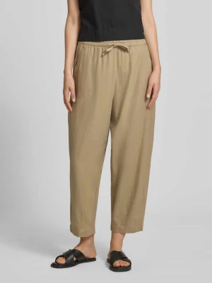 Spodnie lniane z wpuszczanymi kieszeniami model 'LINNO' Ichi