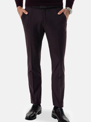 SPODNIE LURAS 318 BORDO Recman