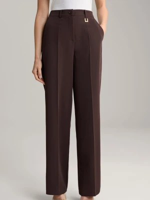 Spodnie marlena w kolorze ciemnobrązowym Joop