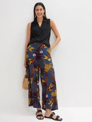 Spodnie Marlena z czystej wiskozy bonprix