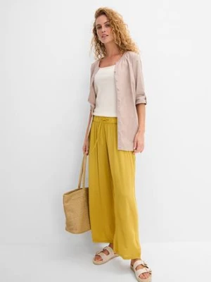 Spodnie Marlena z lejącej wiskozy bonprix