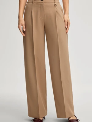 Spodnie Marlene Paris w kolorze beżowym Joop