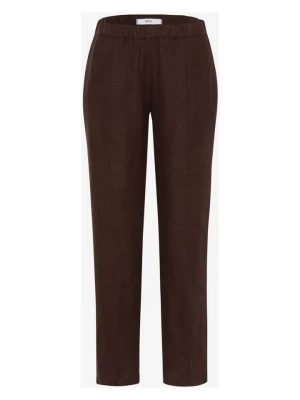 BRAX Spodnie "Maron" w kolorze brązowym rozmiar: 22