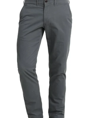 Spodnie materiałowe Abercrombie & Fitch szary