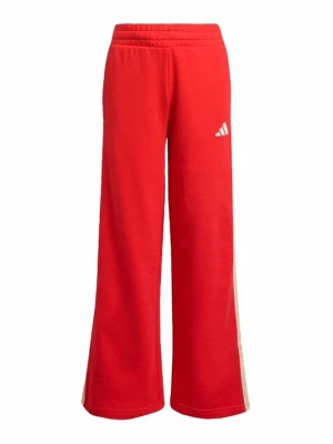 Spodnie materiałowe Adidas czerwony