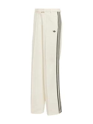 Spodnie materiałowe adidas Originals mleczny