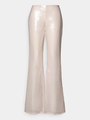 Spodnie materiałowe Alberta Ferretti mleczny