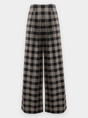 Spodnie materiałowe Alice + Olivia czarny