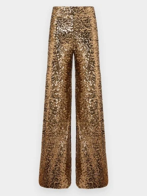 Spodnie materiałowe Alice + Olivia złoty