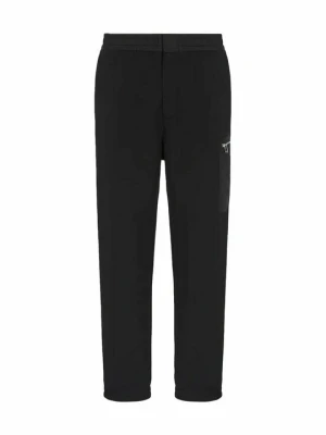 Spodnie materiałowe Armani Exchange czarny