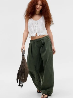 Spodnie materiałowe BDG Urban Outfitters khaki